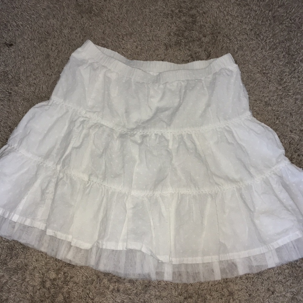 White skirt
